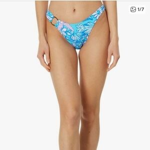 Lilly Pulitzer Kylen bikini bottom amalfi blue sound the sirens size 16 NWT